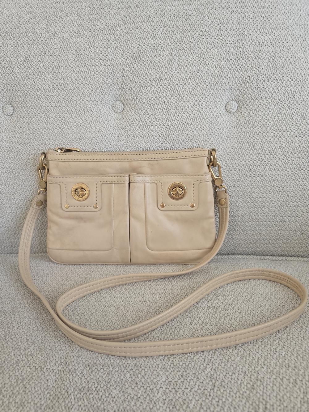 VTG Y2K Marc by Marc Jacobs Totally Turnlock Percy Crossbody Bag